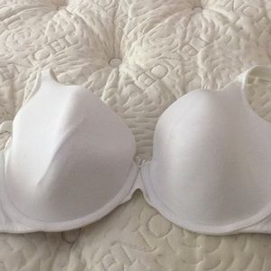 White basic bra